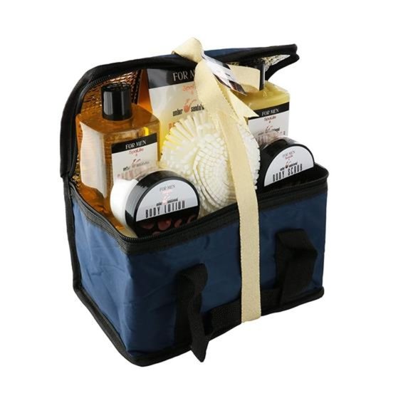 All Natural Bath and Body Luxury Spa Men's Sandalwood Gift Set